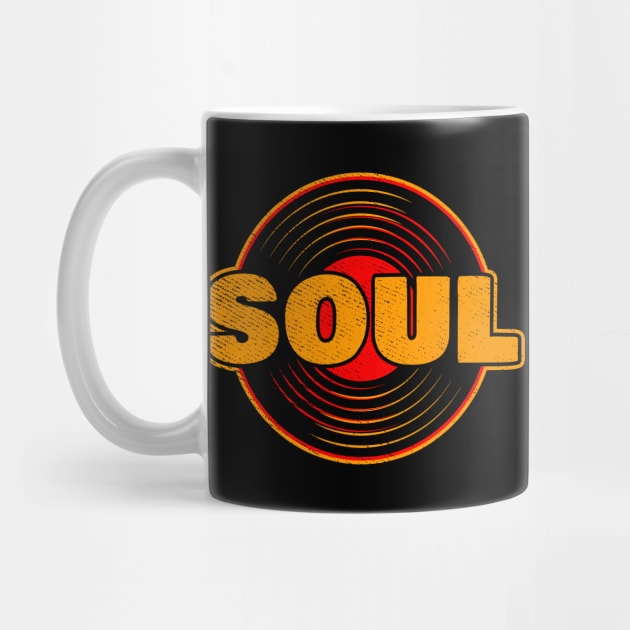 Soul music record vinyl gift by voidea